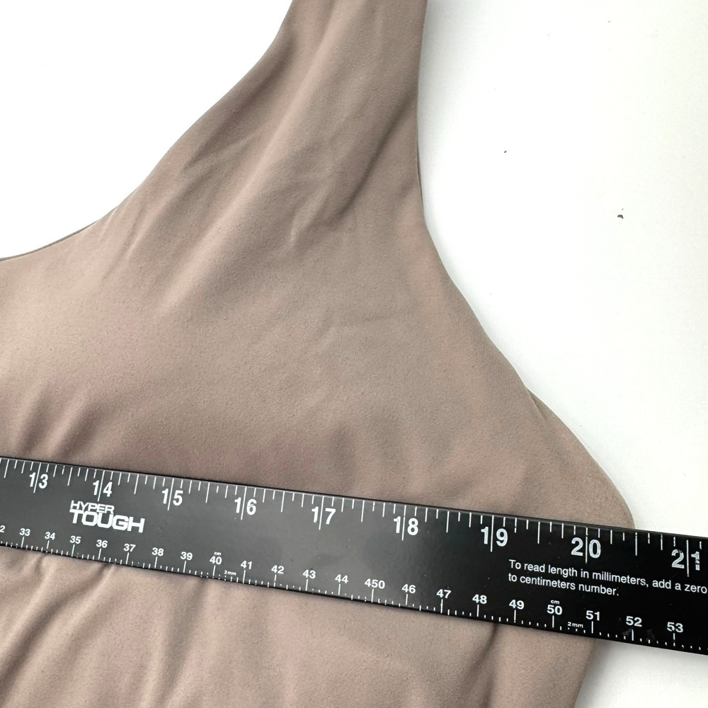 FAWN FIT Women's 3X Taupe Brown Built in‎ Bra Lift Tank Top Athletic Performance - Picture 5 of 9